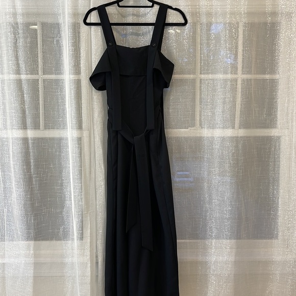 C/MEO Collective Vision Wide-Leg Strap-Detail black Jumpsuit - Picture 3 of 6